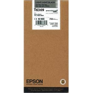 muc in epson t6369 light light black ink cartridge c13t636900